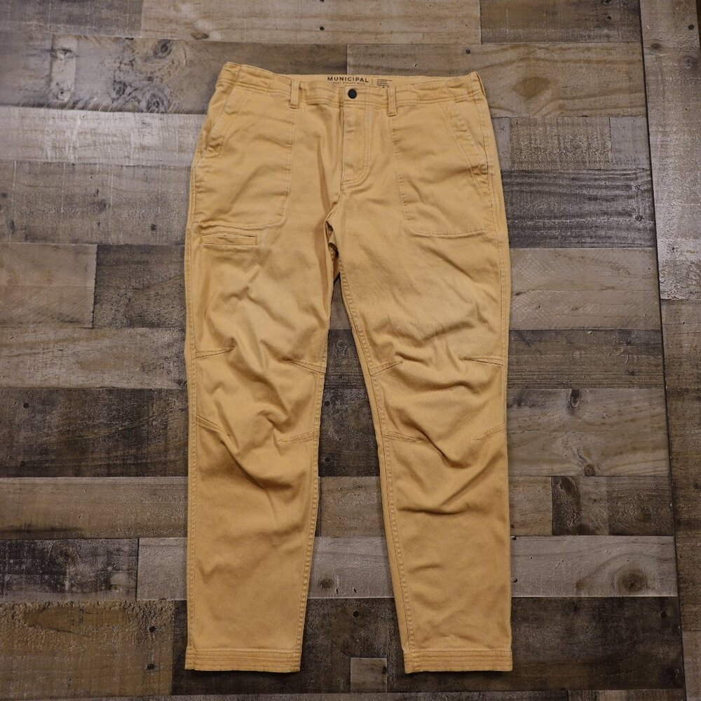 Municipal Sport Utility‎ Gear Pants Men’s 36 Tan Stretch Workwear Utility